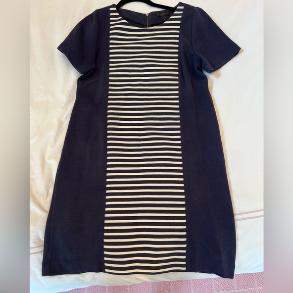 J. Crew Navy Shift Dress - Picture 1 of 5